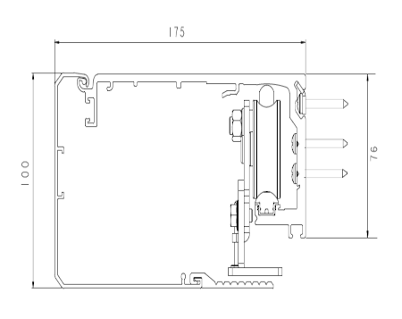 redundant sliding door automation K240R