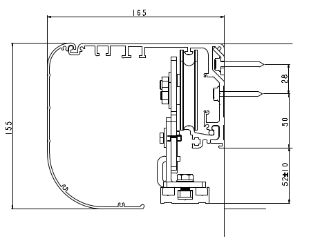 Automazione Porte Lineari K280